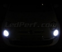Daytime running light/sidelight pack (xenon white) for Fiat 500