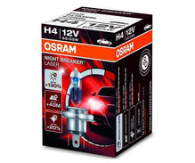 H4 Bulb Osram Night Breaker Laser + 130%