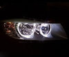 Angel eyes pack with LEDs for BMW 3 Series (E90 - E91) Phase 2 (LCI) - Without original xenon