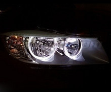 Angel eyes pack with LEDs for BMW 3 Series (E90 - E91) Phase 2 (LCI) - Without original xenon