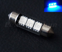 37mm festoon LED bulb - blue  - C5W