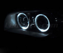 Pack angel eyes with LEDs (pure white) for BMW 1 Series phase 1 - Standard