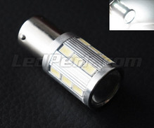 P21W Magnifier bulb with 21 leds - High-Power SG + white Lens - BA15S Base
