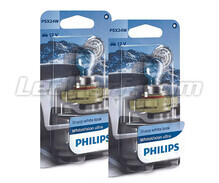Pack of 2 Philips WhiteVision ULTRA PSX24W Bulbs - 12276WVUB1