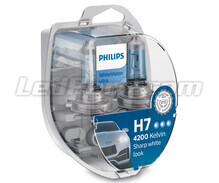 Pack of 2 Philips WhiteVision ULTRA H7 Bulbs + Sidelights - 12972WVUSM