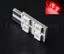 T10 Rotation LED with 4 leds HP - Side lighting - Red - W5W